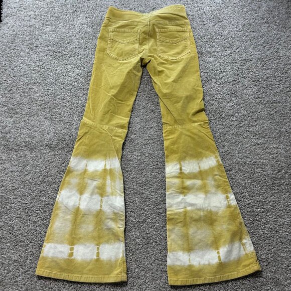 We the Free Women's Sz 27  Tie-Dye Corduroy Flare Pant - Picture 2 of 10